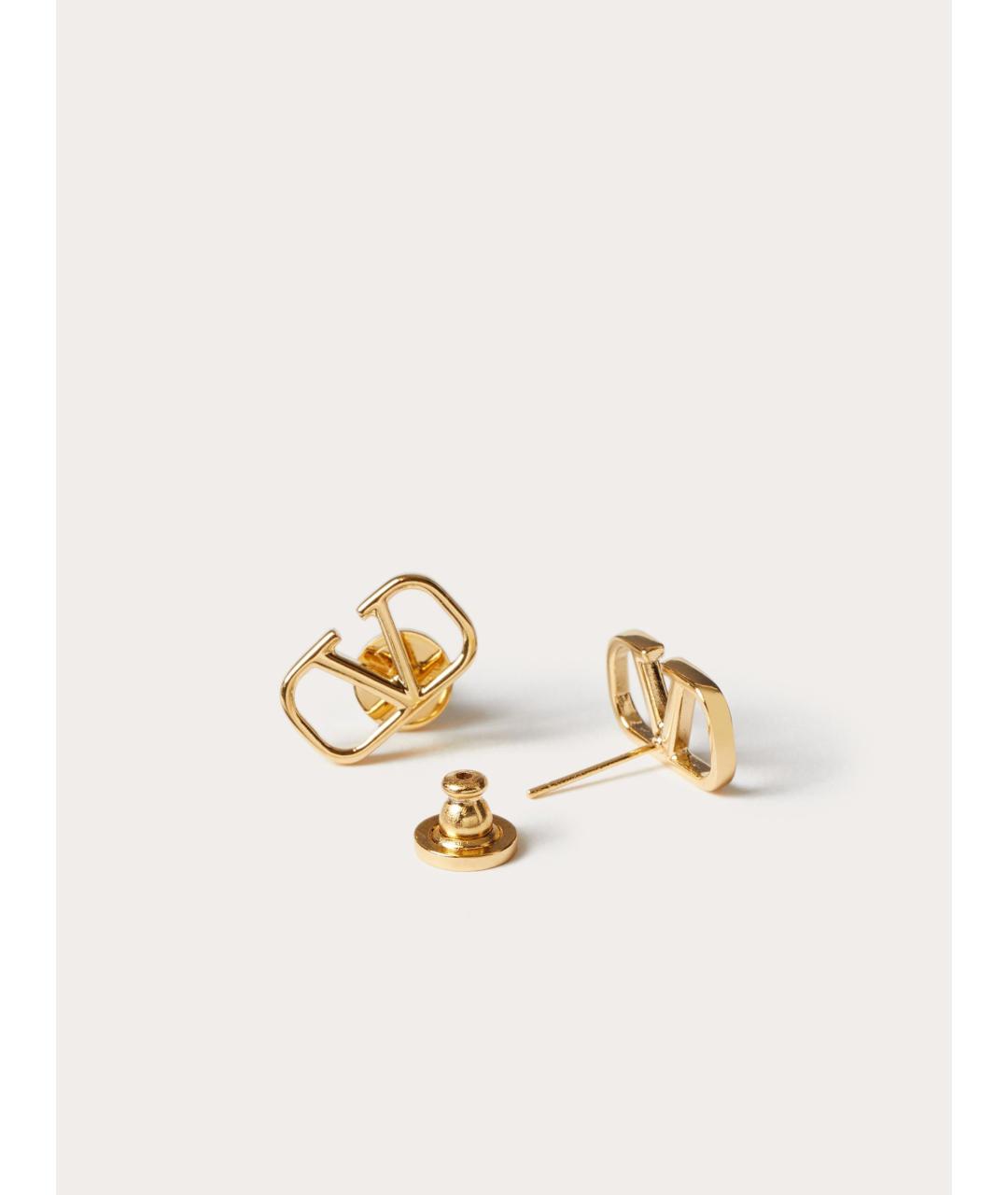 VALENTINO Золотые металлические серьги, фото 4