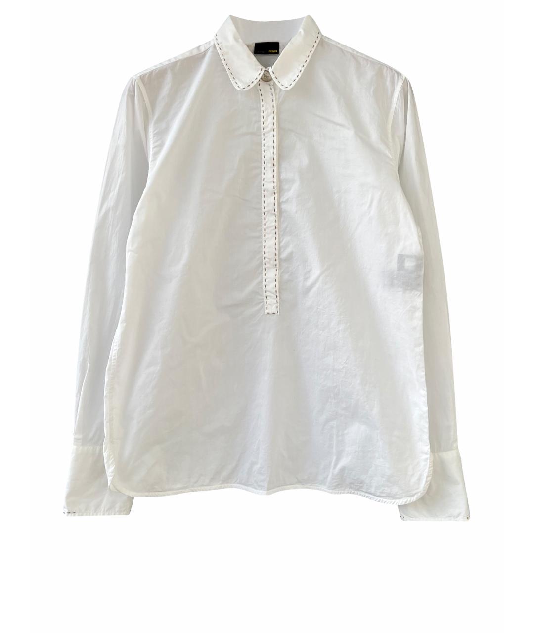 FENDI Белая хлопковая блузы, фото 1