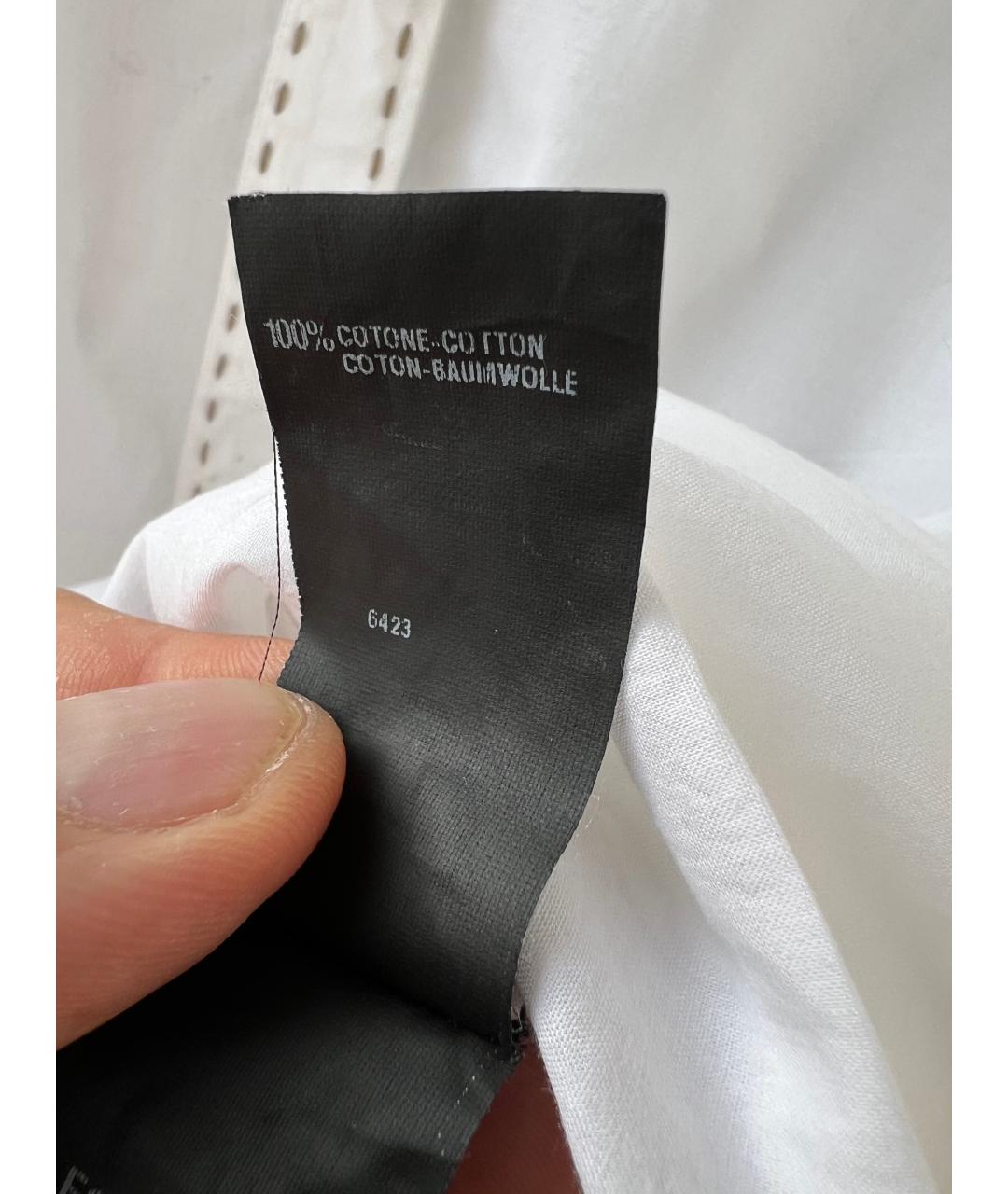 FENDI Белая хлопковая блузы, фото 8