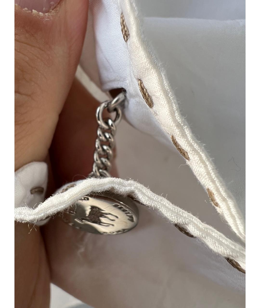 FENDI Белая хлопковая блузы, фото 6