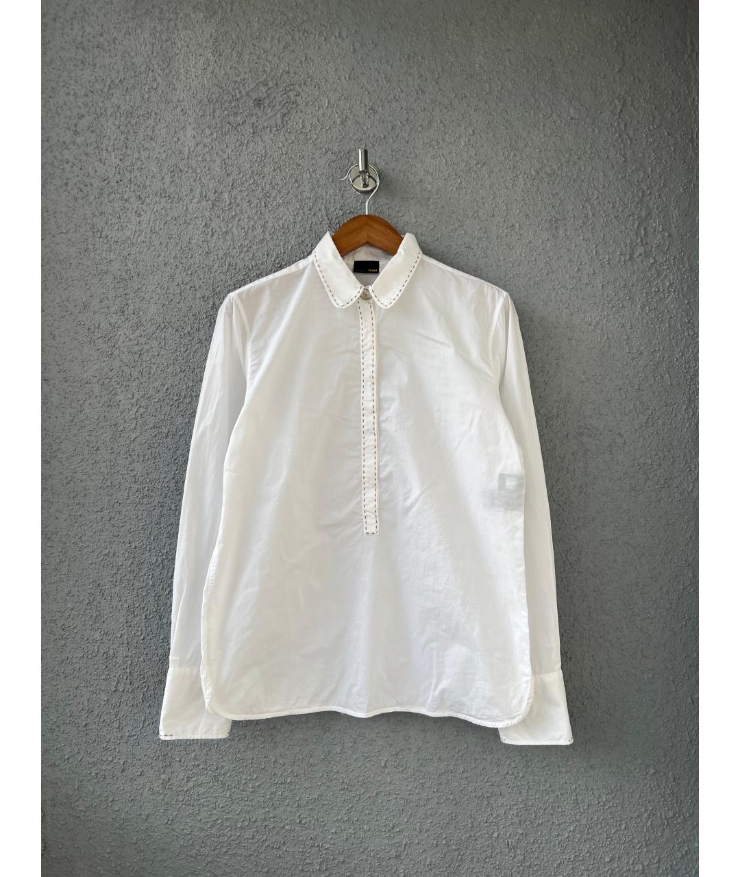 FENDI Белая хлопковая блузы, фото 10