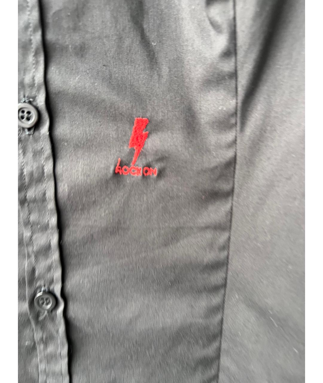 DSQUARED2 Черная хлопковая рубашка, фото 2