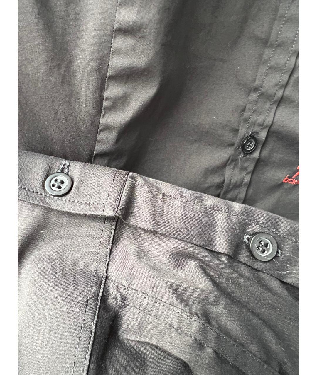 DSQUARED2 Черная хлопковая рубашка, фото 4