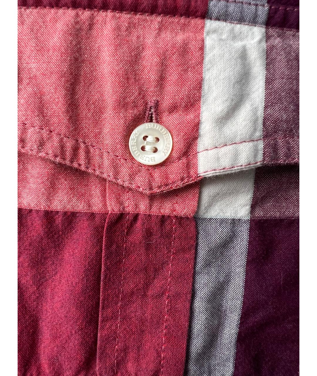 BURBERRY Хлопковая кэжуал рубашка, фото 2