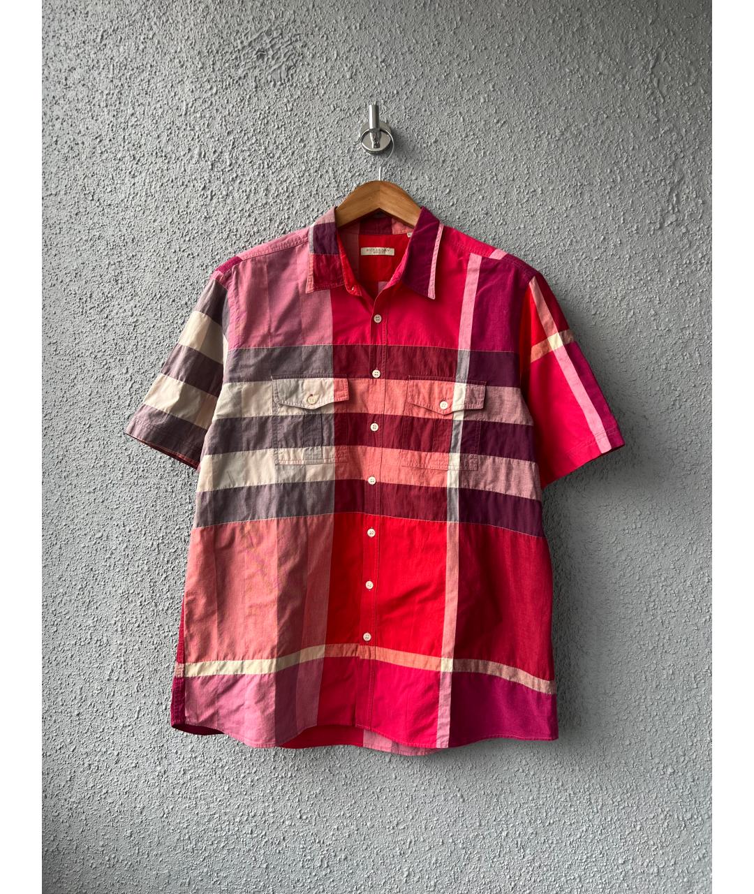 BURBERRY Хлопковая кэжуал рубашка, фото 8