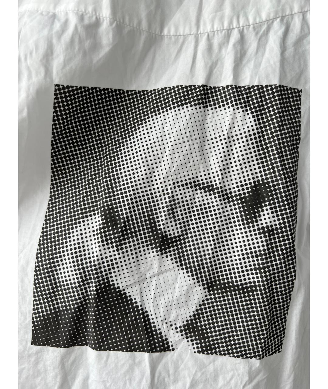 KARL LAGERFELD Белая хлопковая блузы, фото 8