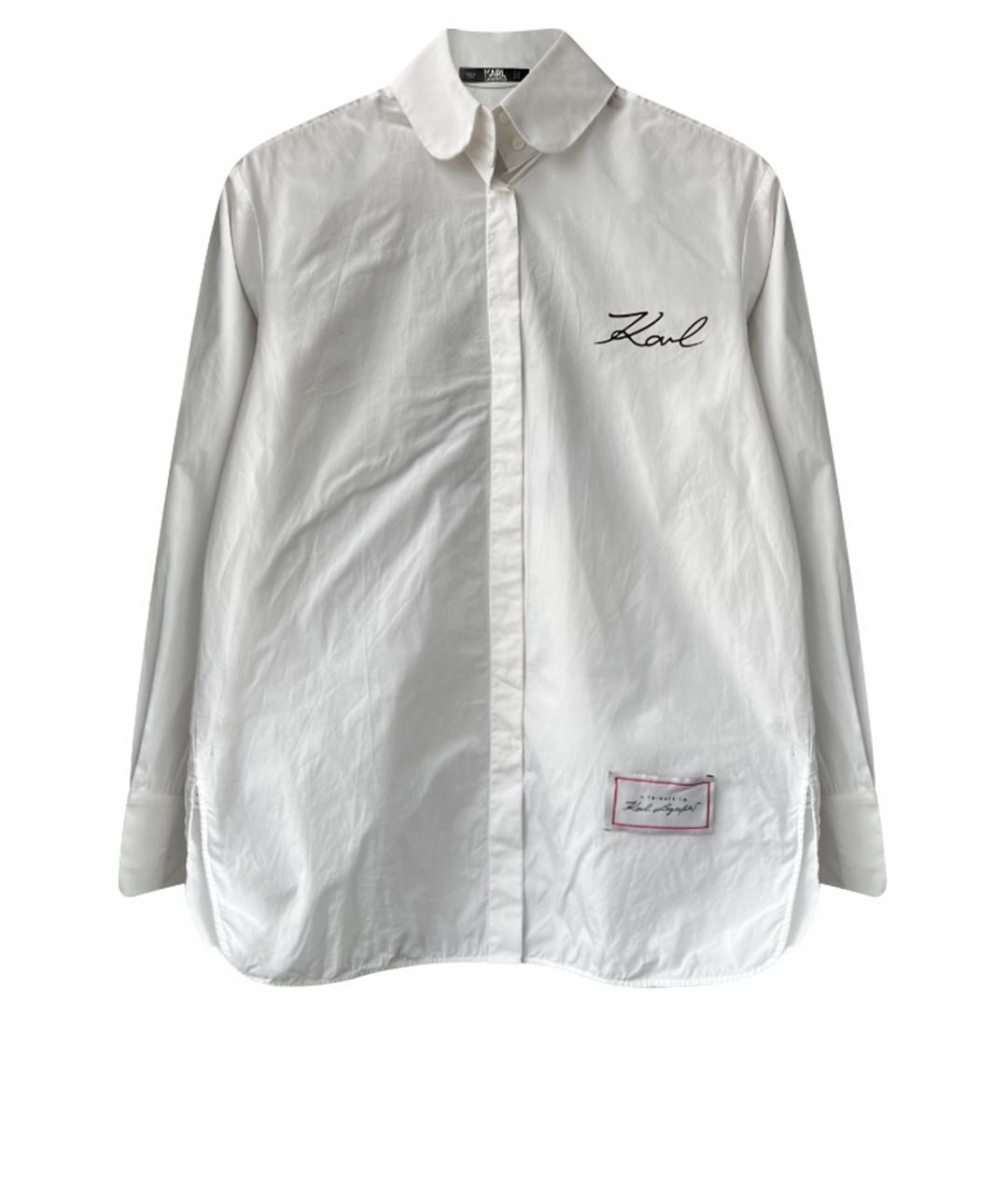 KARL LAGERFELD Белая хлопковая блузы, фото 1
