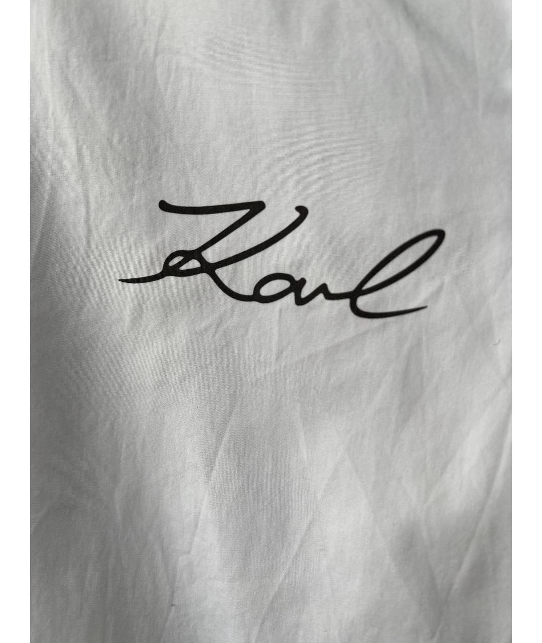 KARL LAGERFELD Белая хлопковая блузы, фото 2