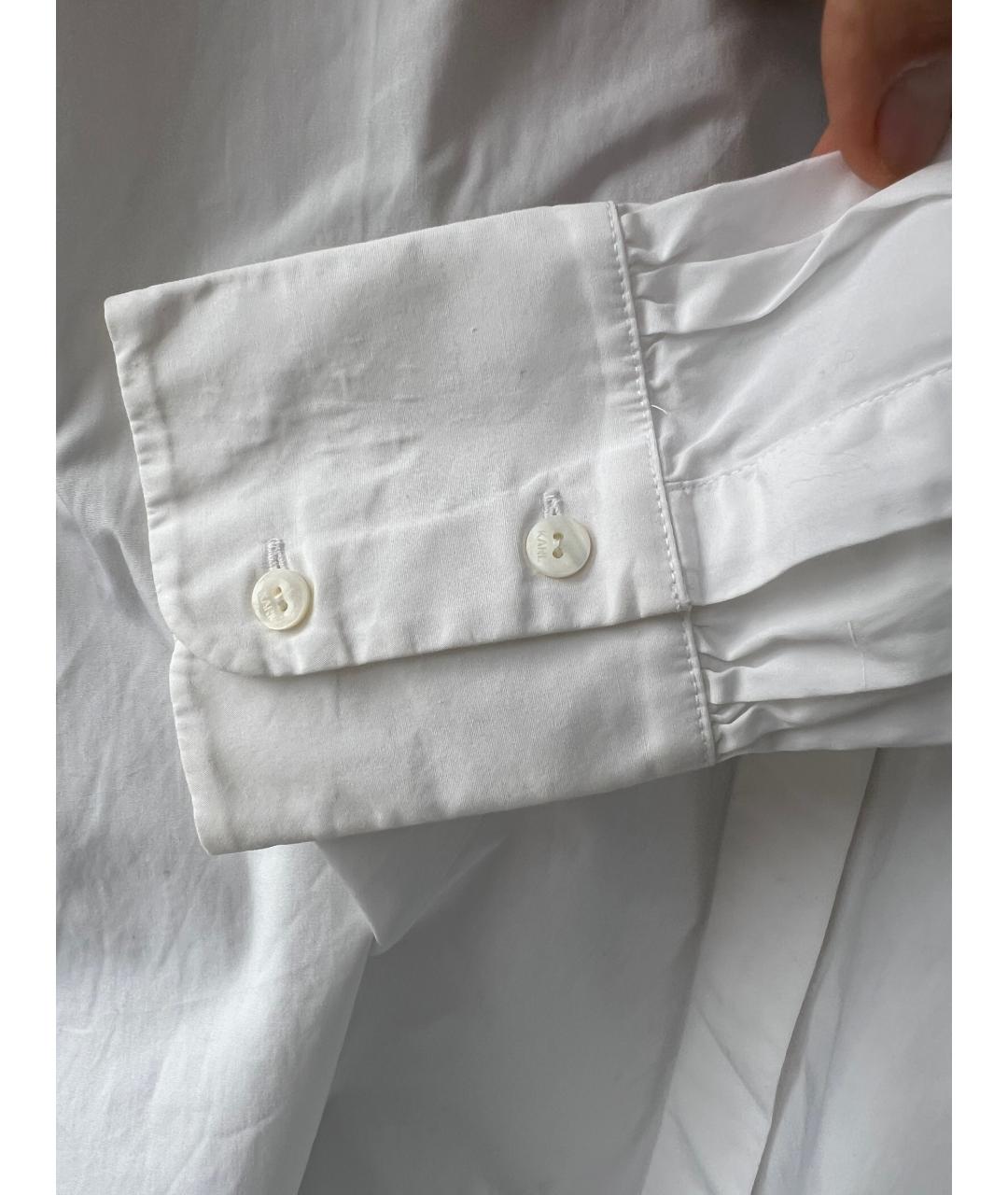 KARL LAGERFELD Белая хлопковая блузы, фото 7