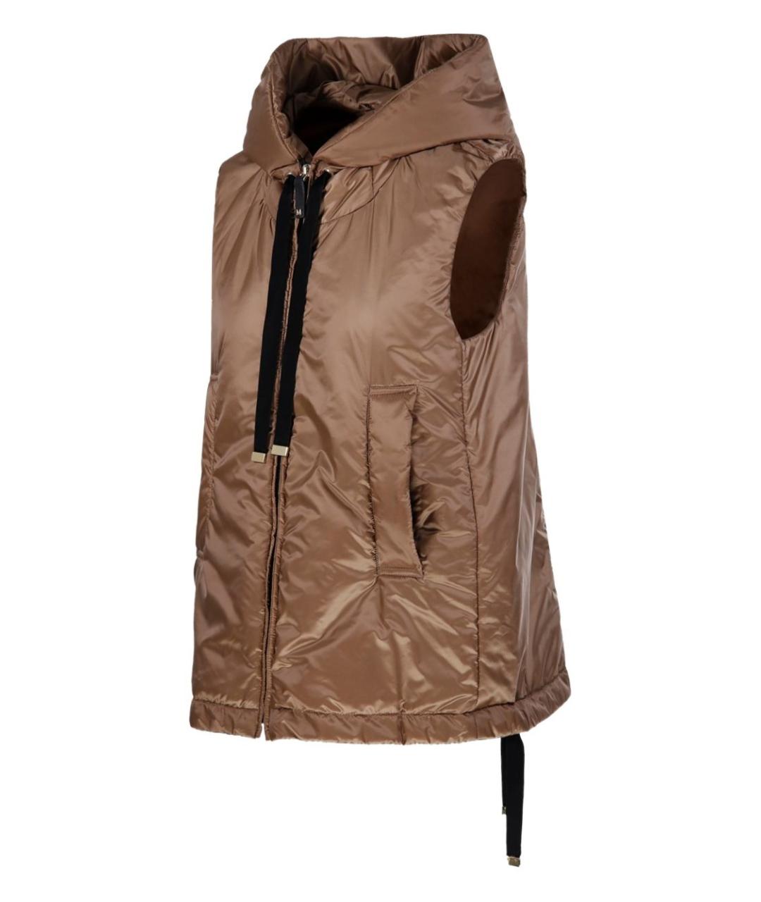 MAX MARA Белый полиамидовый жилет, фото 3