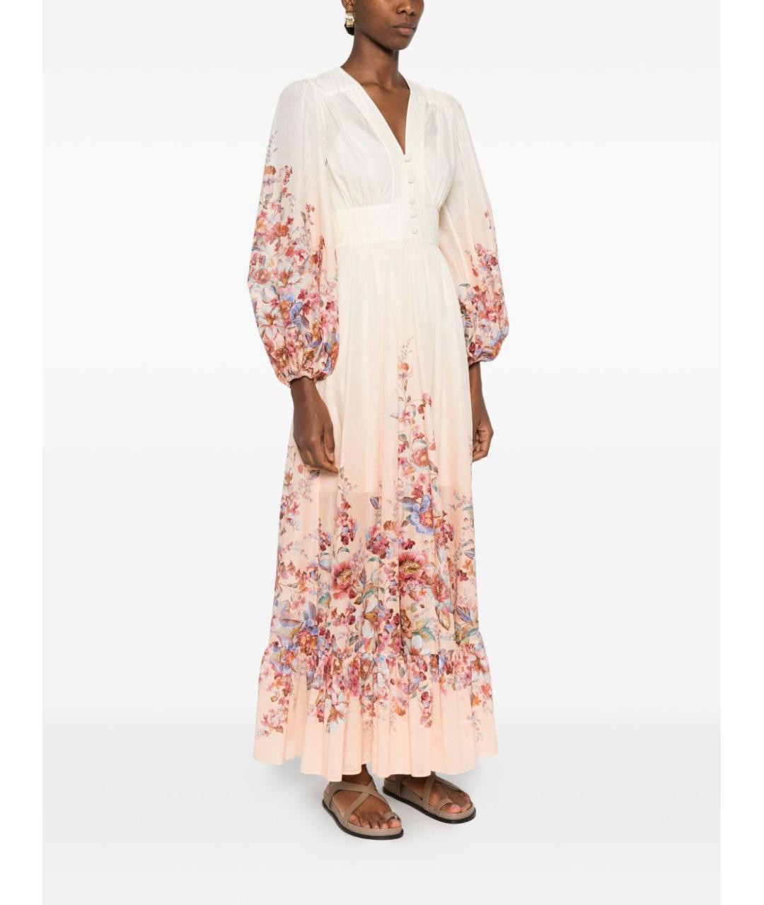 ZIMMERMANN Мульти хлопковое повседневное платье, фото 3