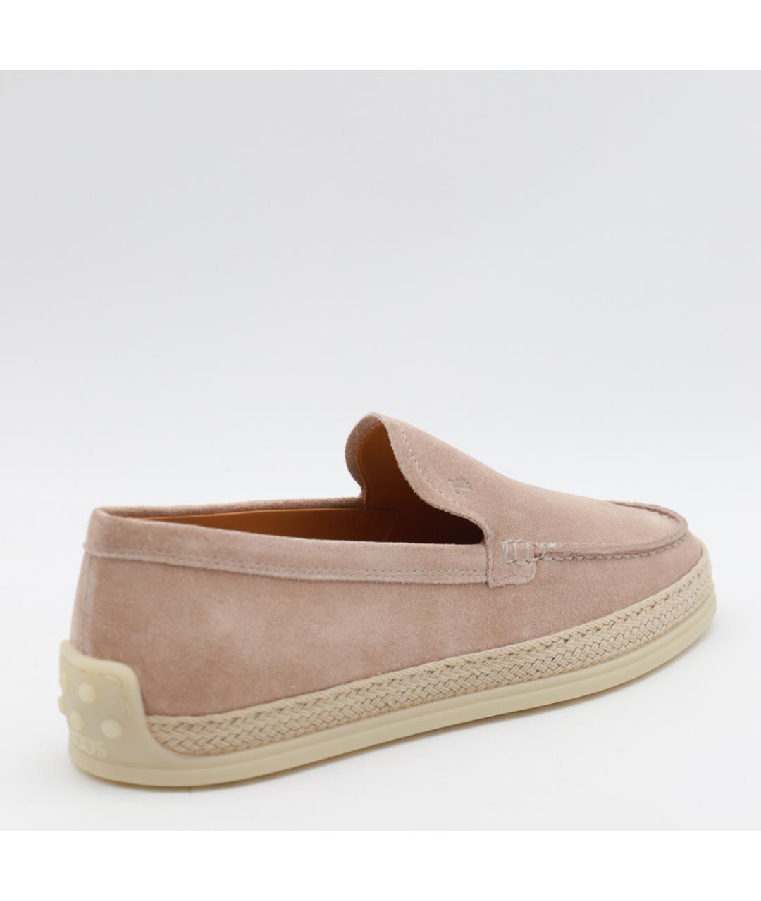 TOD'S Розовые замшевые лоферы, фото 2