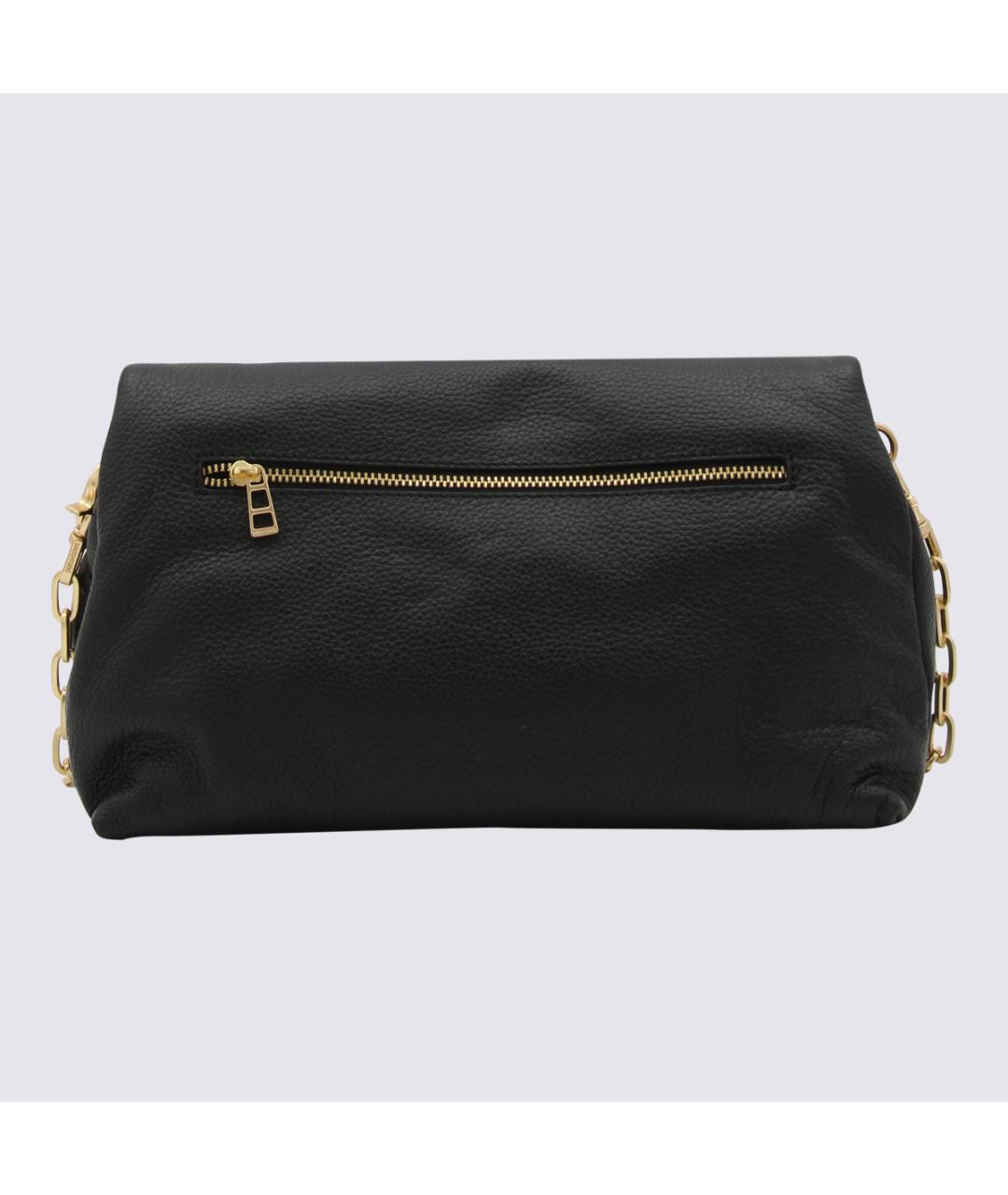 ZADIG & VOLTAIRE Черная кожаная сумка через плечо, фото 4