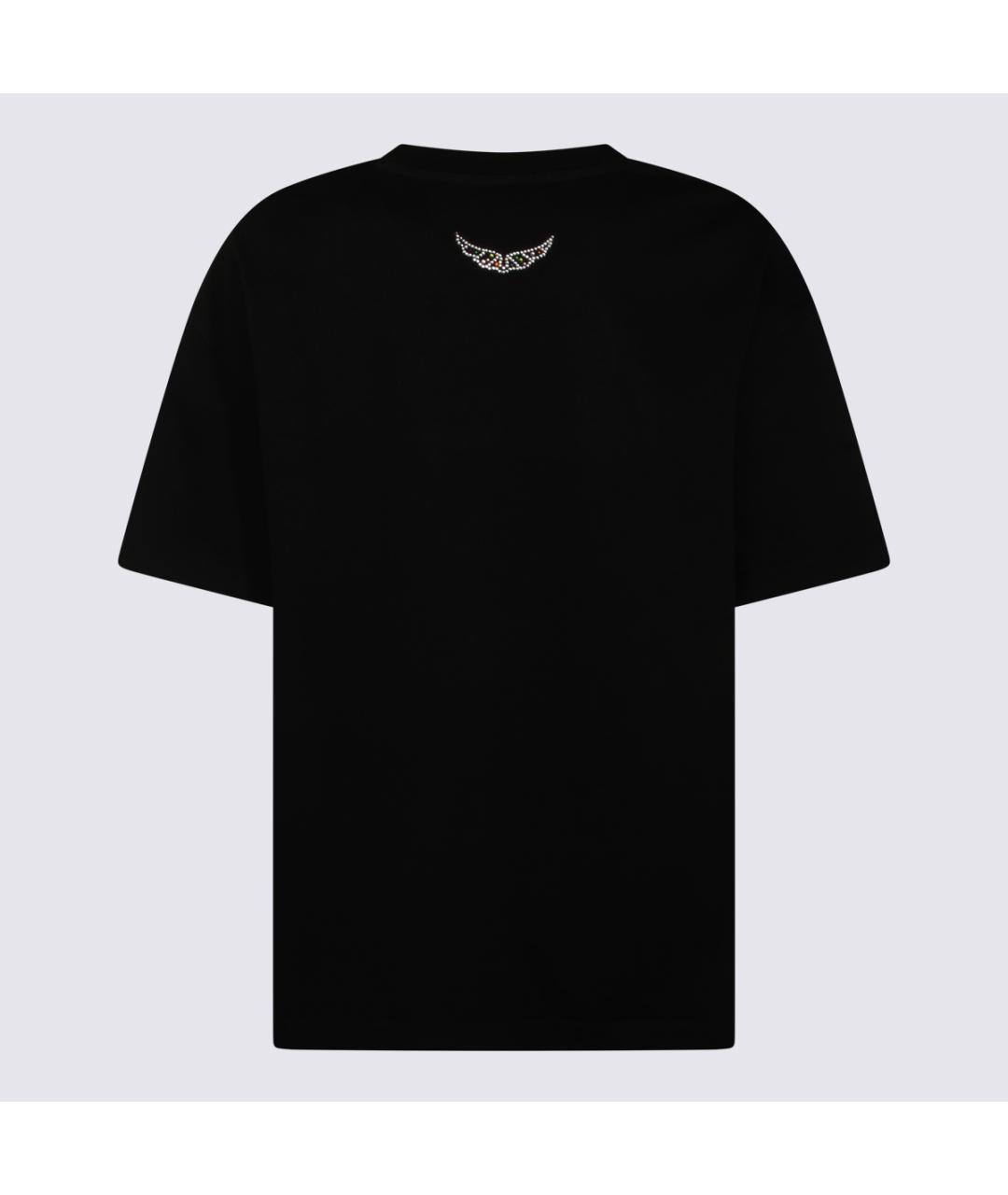 ZADIG & VOLTAIRE Черная хлопковая футболка, фото 2