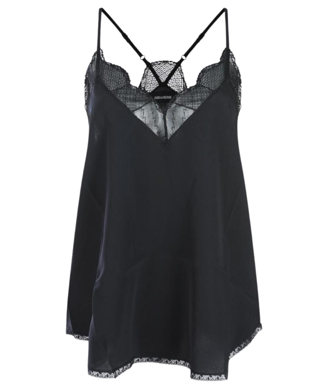 ZADIG & VOLTAIRE Черная шелковая майка, фото 1