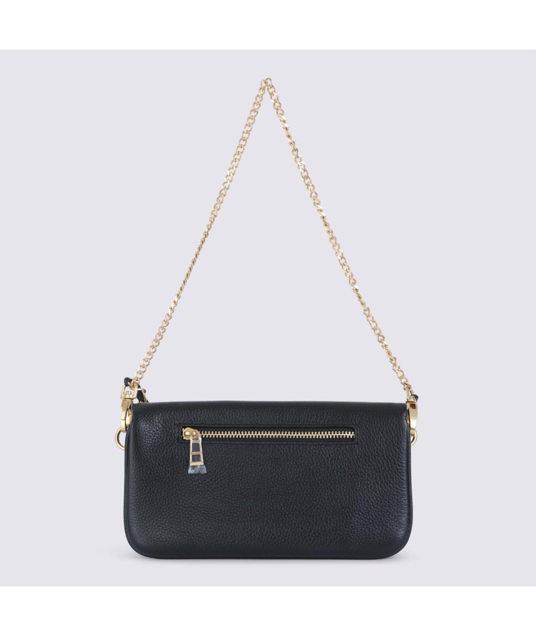 ZADIG & VOLTAIRE Черная кожаная сумка через плечо, фото 3