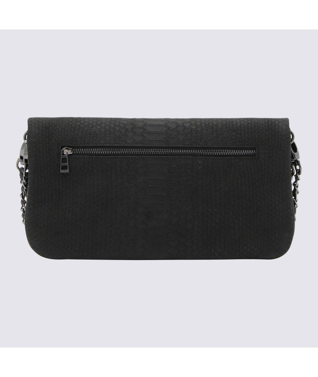 ZADIG & VOLTAIRE Черная кожаная сумка через плечо, фото 2