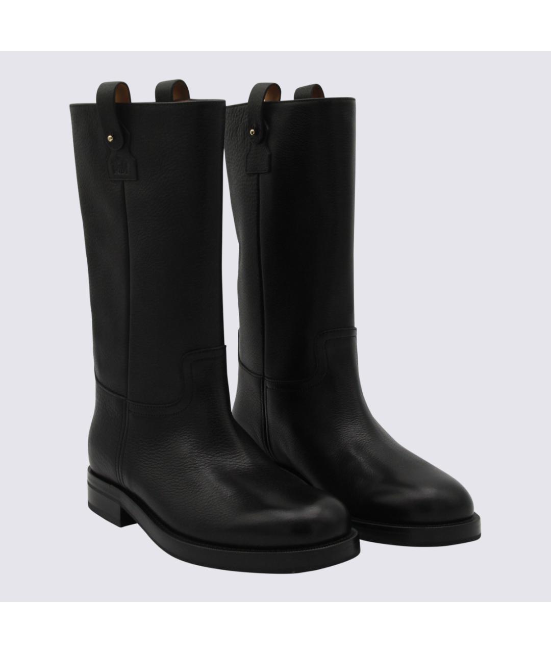 CHURCH'S Черные кожаные сапоги, фото 2