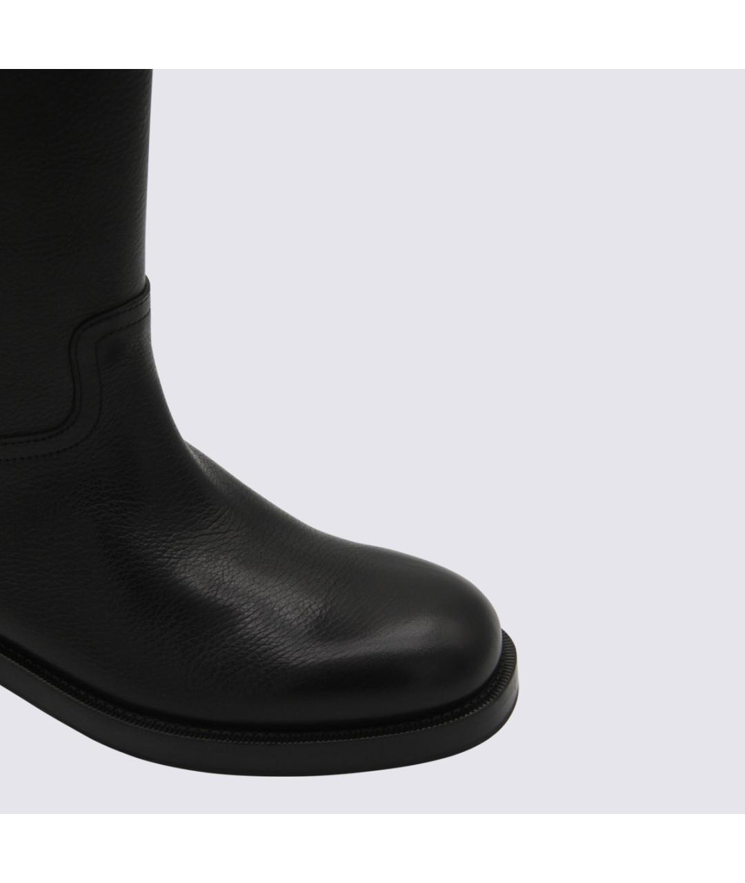 CHURCH'S Черные кожаные сапоги, фото 4