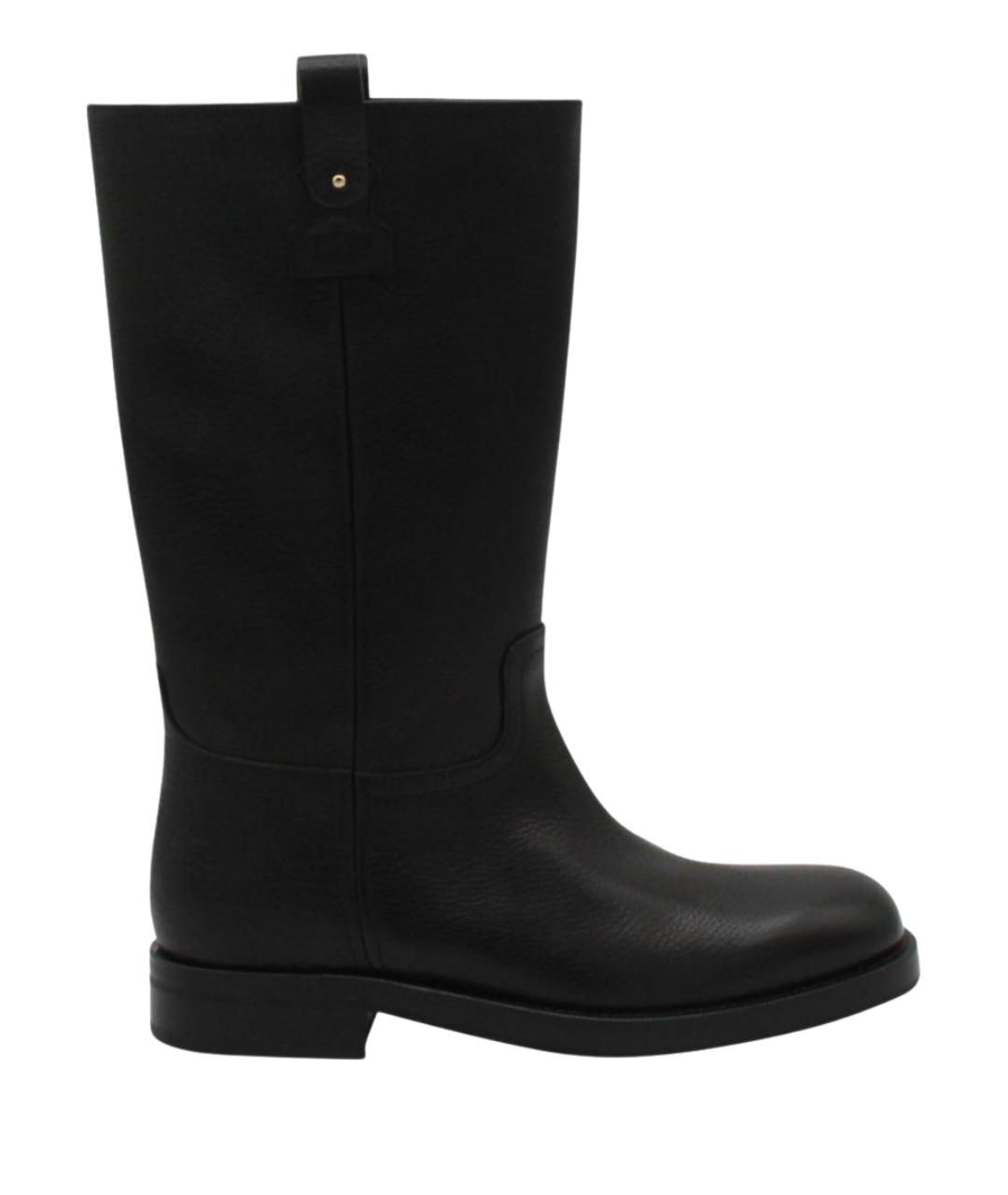 CHURCH'S Черные кожаные сапоги, фото 1