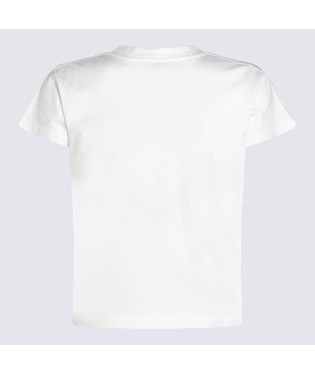 MM6 MAISON MARGIELA Белая хлопковая футболка, фото 2