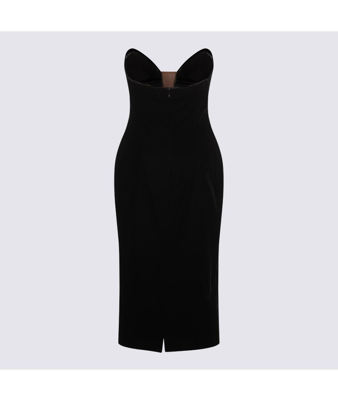 TOM FORD Черное вискозное вечернее платье, фото 2