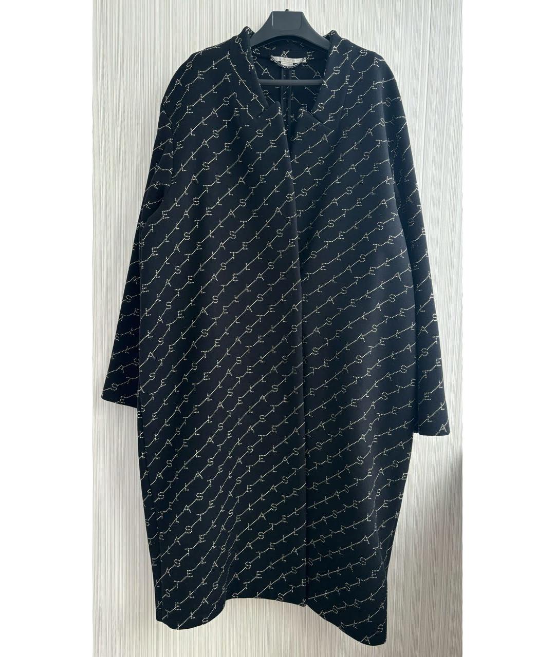 STELLA MCCARTNEY Черное шерстяное пальто, фото 3