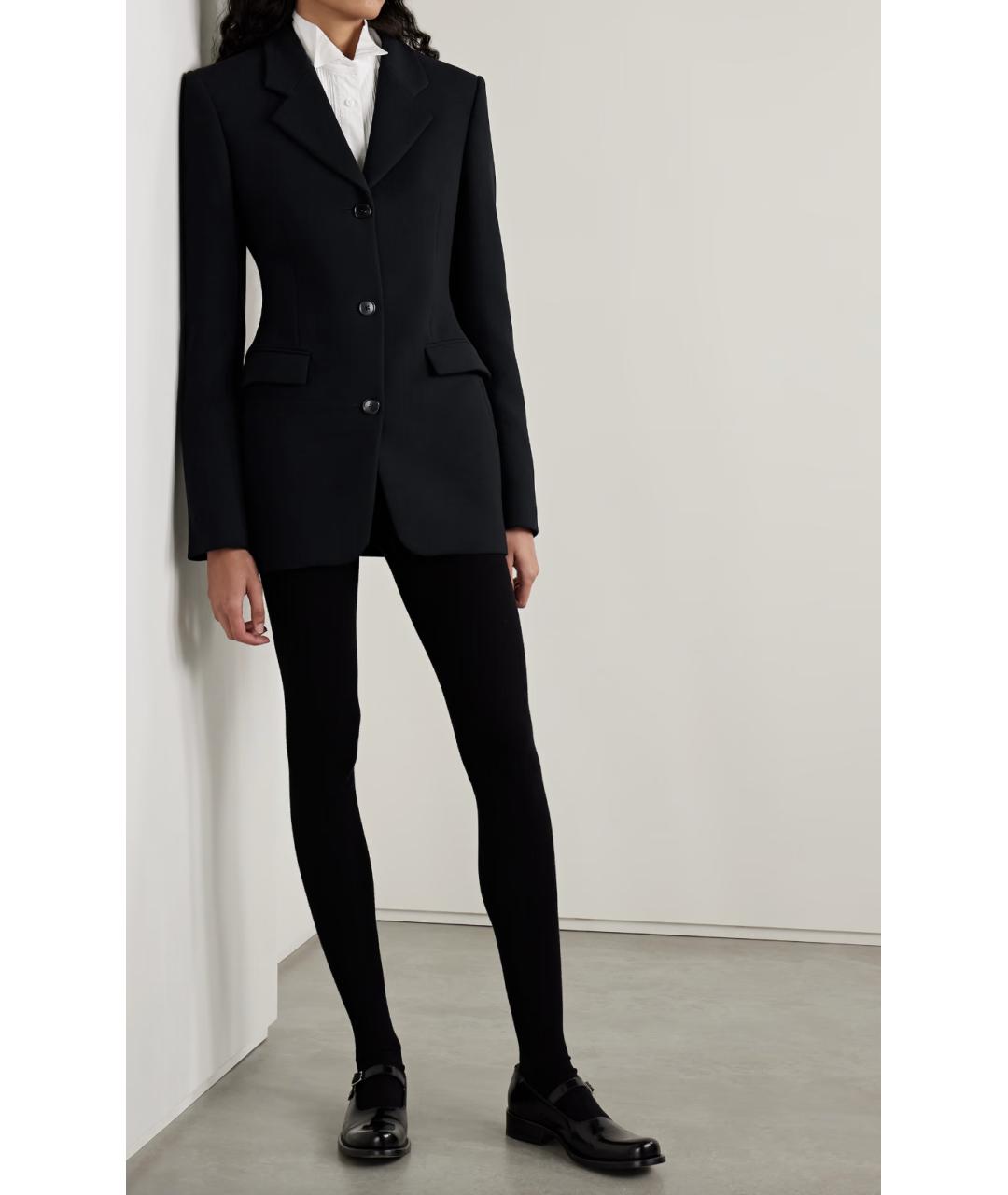 THE ROW Темно-синий шерстяной жакет/пиджак, фото 2