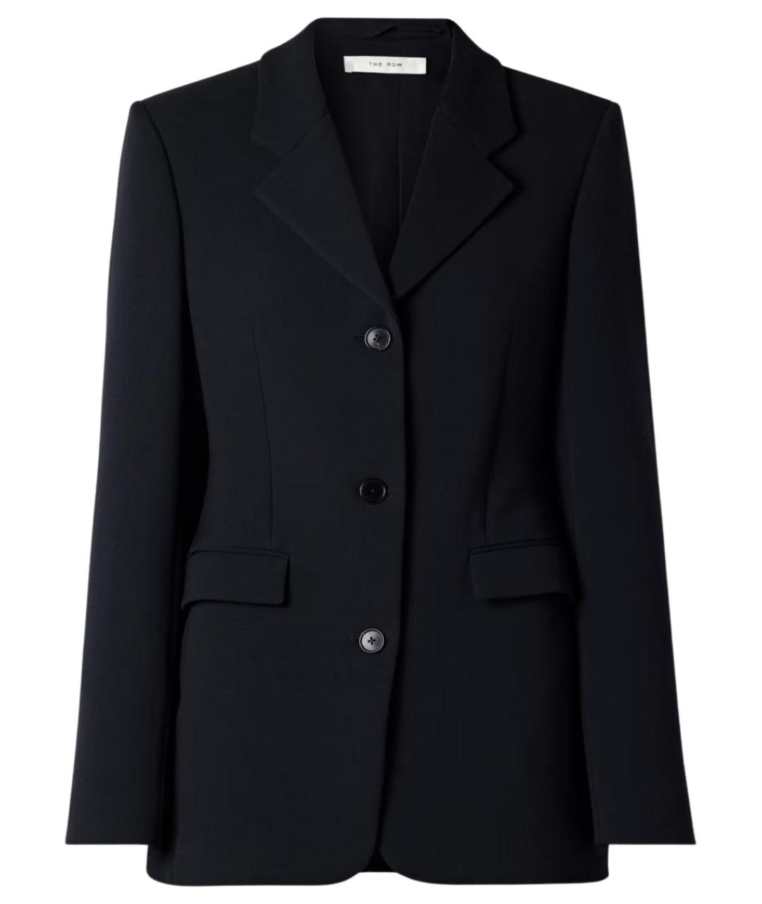 THE ROW Темно-синий шерстяной жакет/пиджак, фото 1
