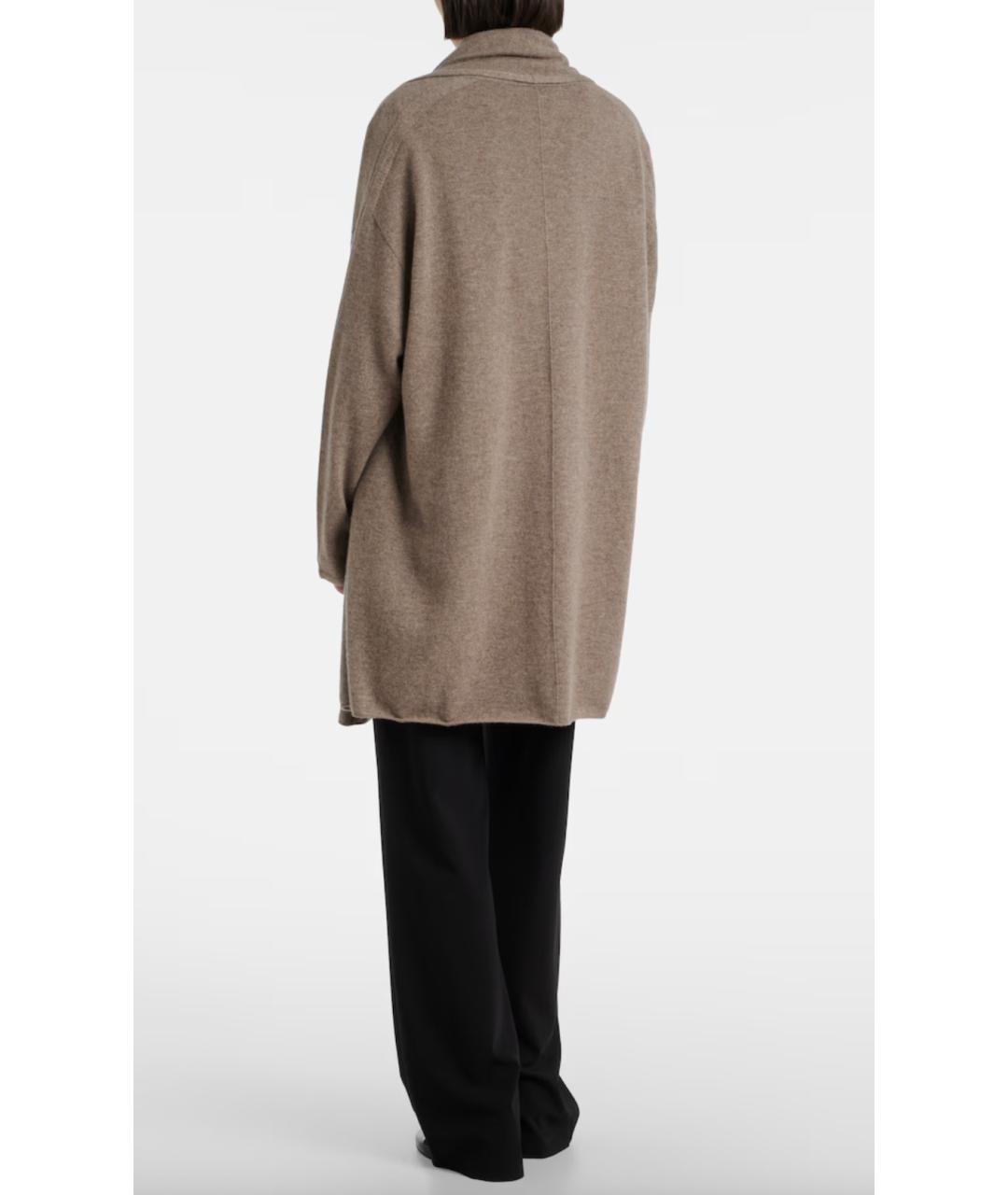 THE ROW Бежевый кашемировый кардиган, фото 3