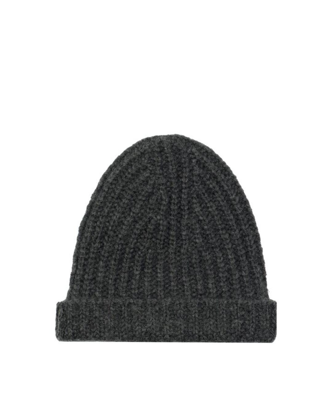 THE ROW Антрацитовая кашемировая шапка, фото 1