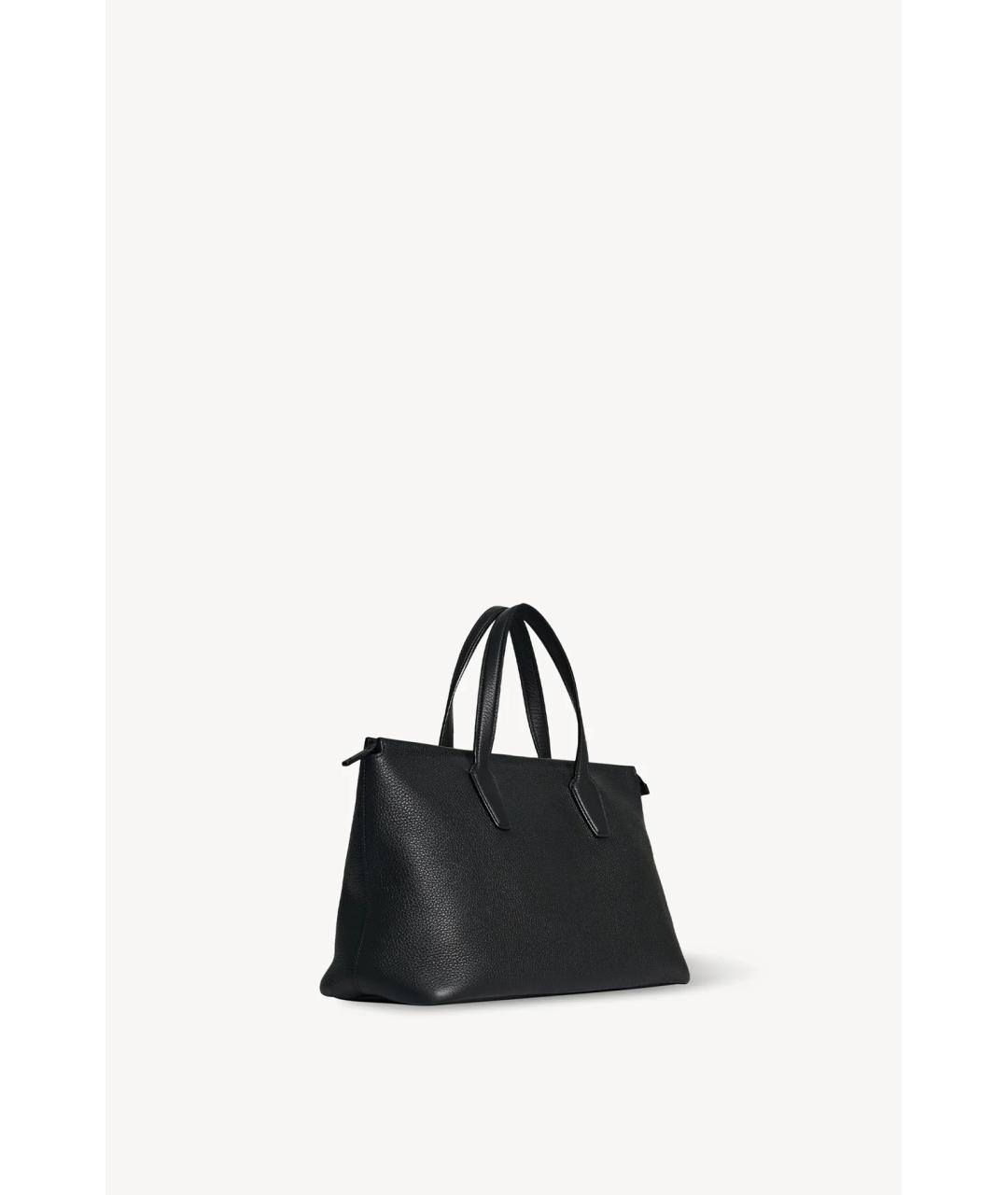 THE ROW Черная кожаная сумка тоут, фото 2