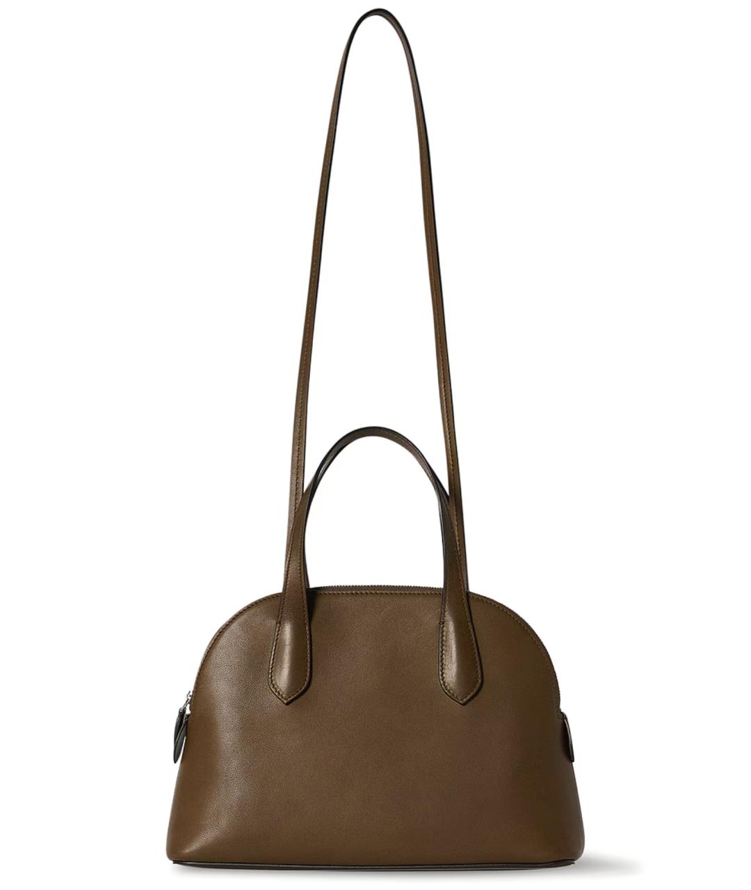THE ROW Коричневая кожаная сумка через плечо, фото 3