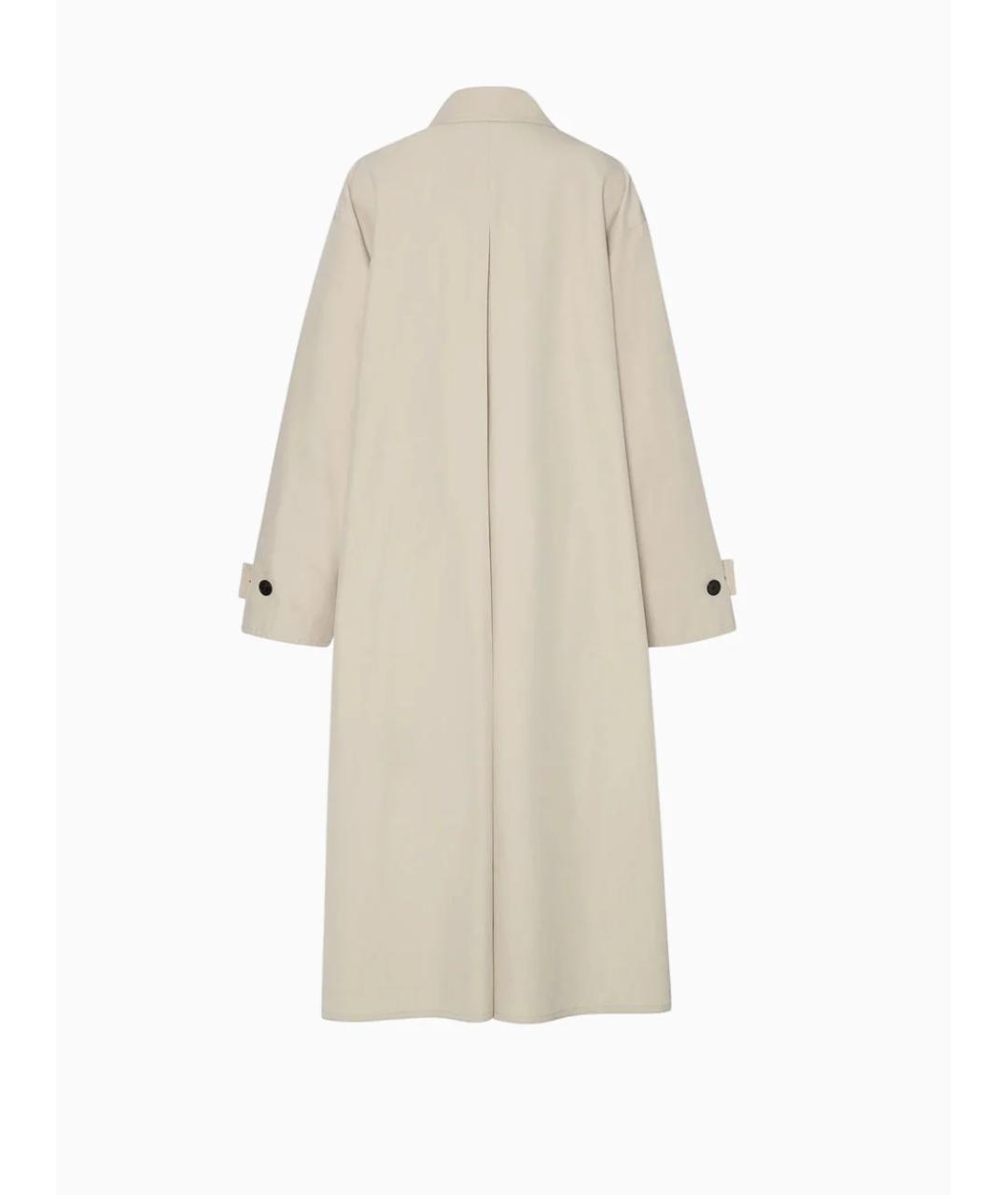 THE ROW Бежевый полиэстеровый тренч/плащ, фото 2