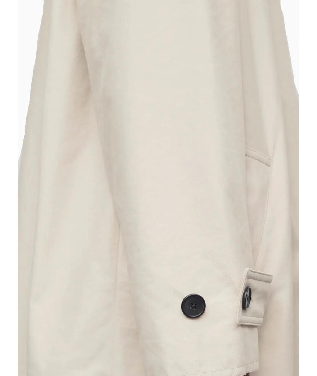 THE ROW Бежевый полиэстеровый тренч/плащ, фото 3