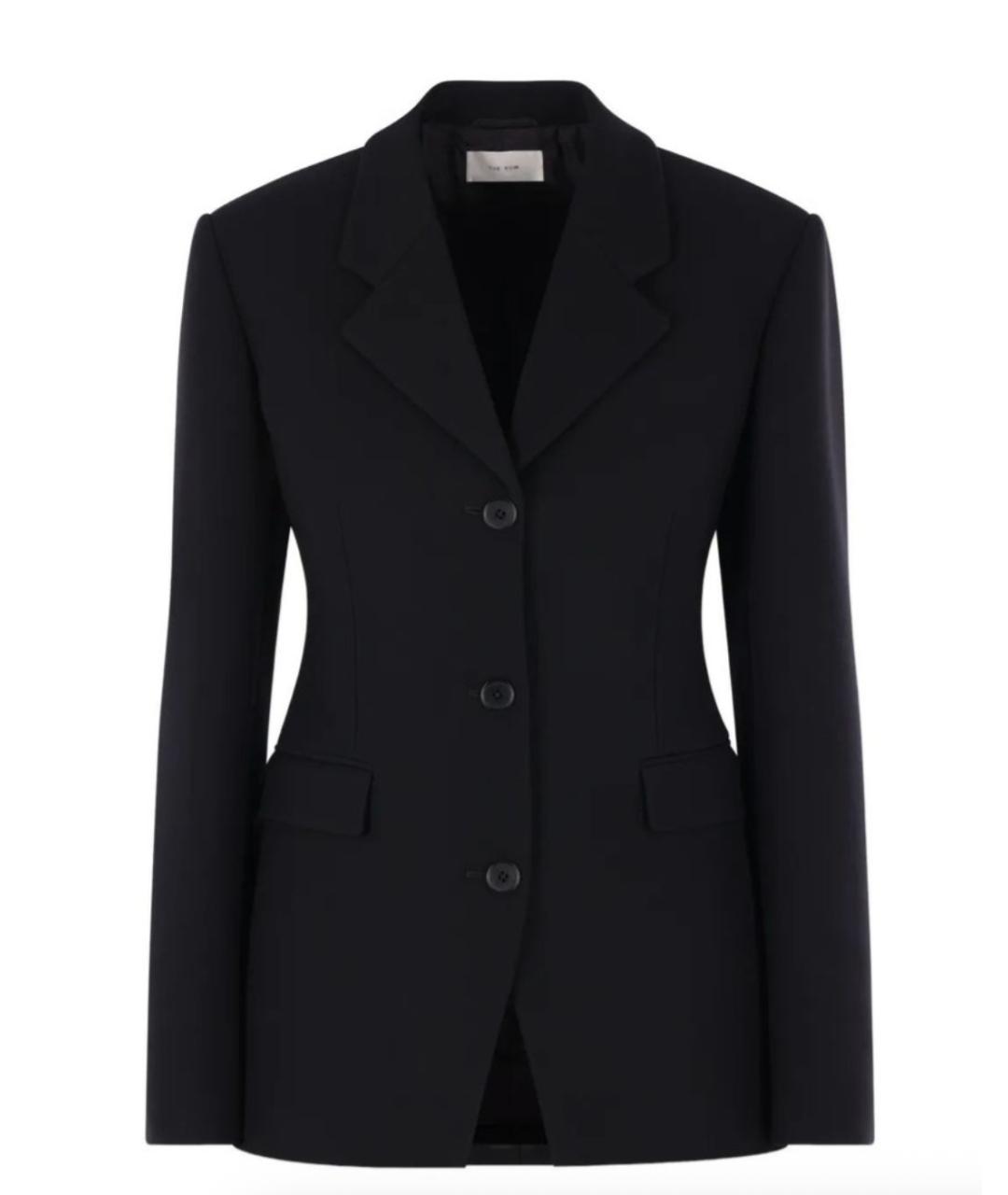 THE ROW Темно-синий шерстяной жакет/пиджак, фото 2