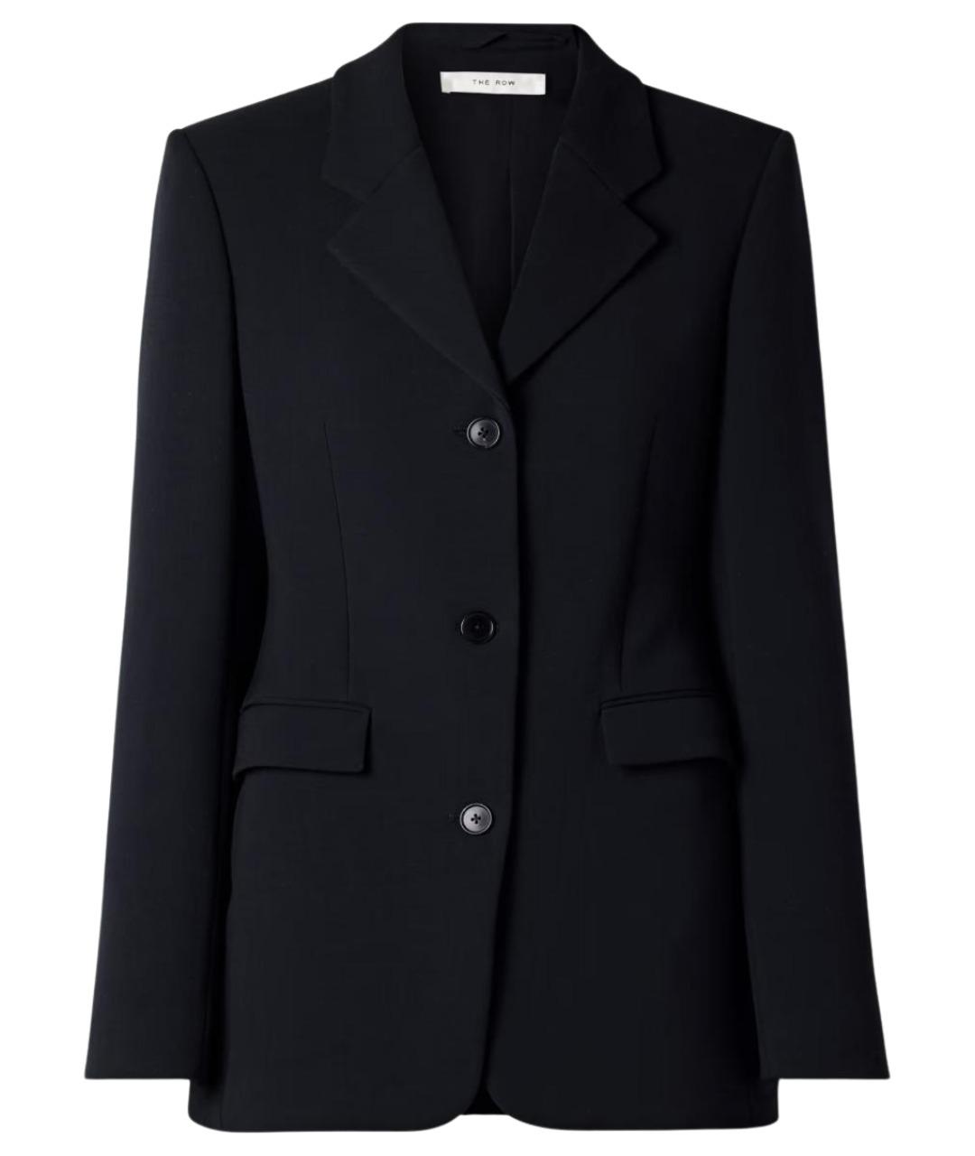 THE ROW Темно-синий шерстяной жакет/пиджак, фото 1