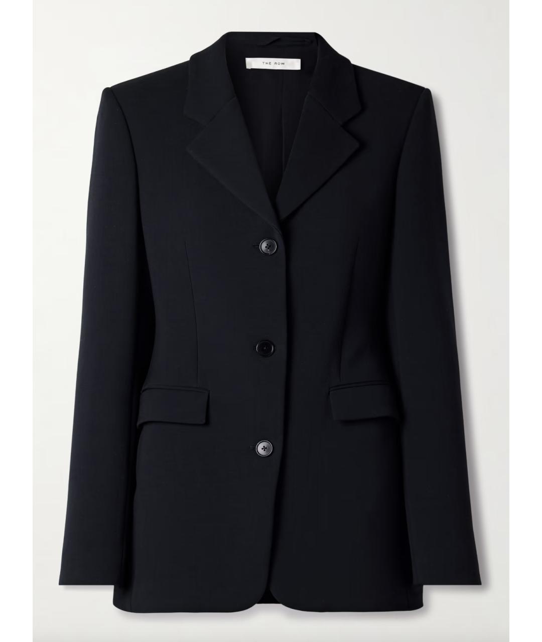THE ROW Темно-синий шерстяной жакет/пиджак, фото 5