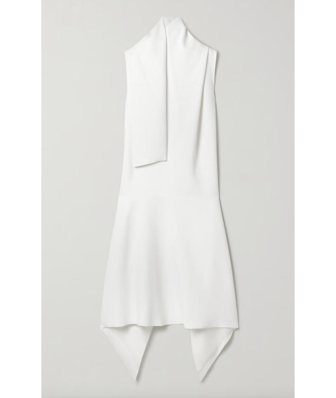 KHAITE Белое ацетатное повседневное платье, фото 5