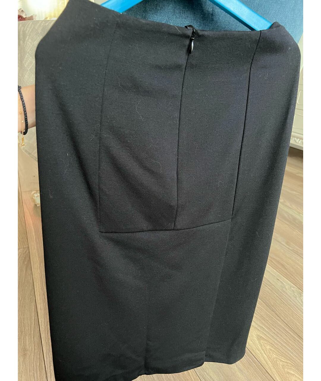 EMPORIO ARMANI Черная юбка миди, фото 2