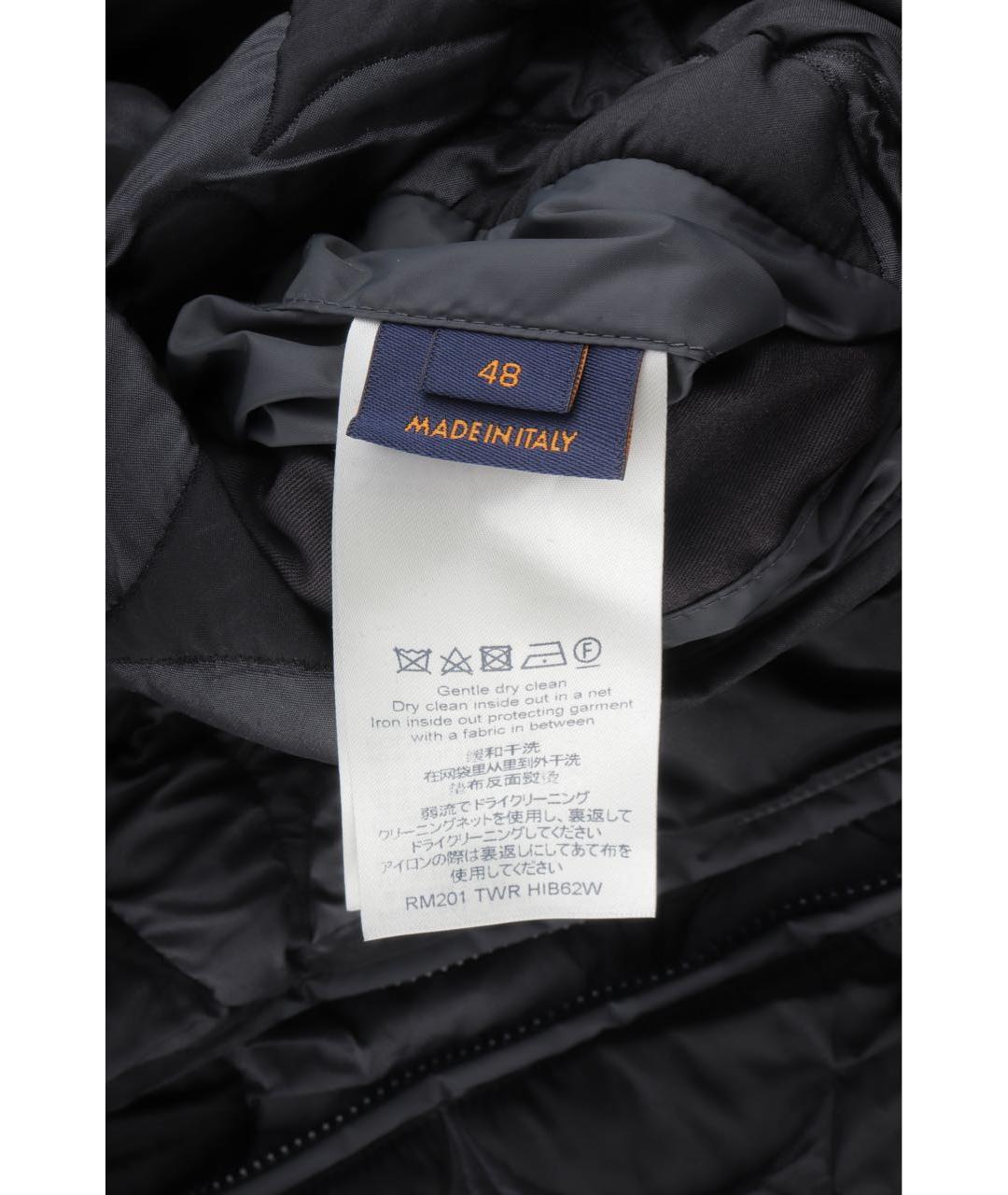 LOUIS VUITTON Черная полиэстеровая куртка, фото 8