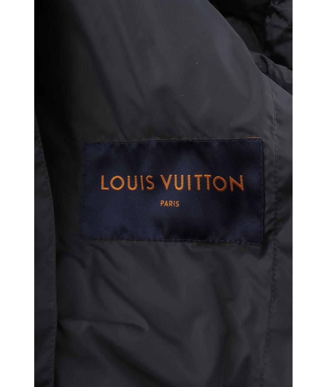 LOUIS VUITTON Черная полиэстеровая куртка, фото 7