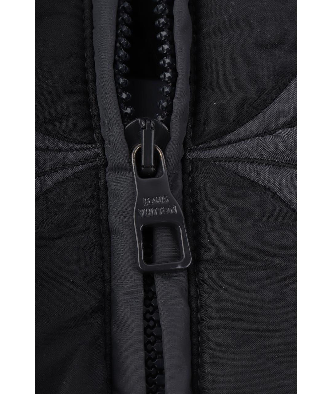 LOUIS VUITTON Черная полиэстеровая куртка, фото 4