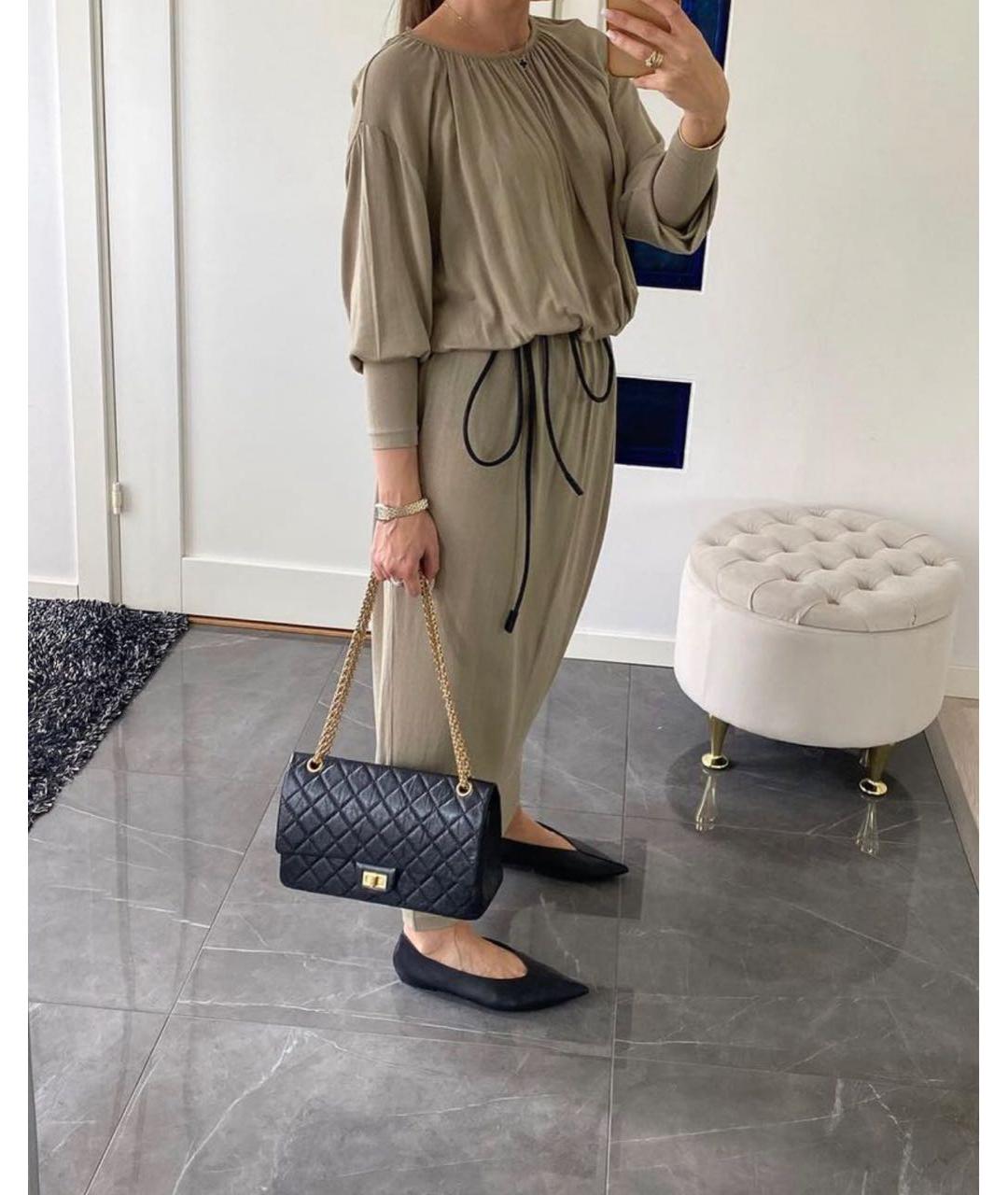 CHANEL Черная кожаная сумка через плечо, фото 5