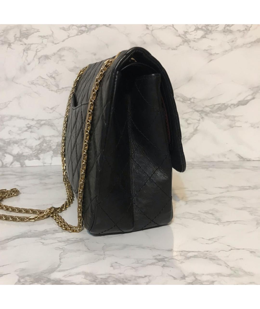 CHANEL Черная кожаная сумка через плечо, фото 2