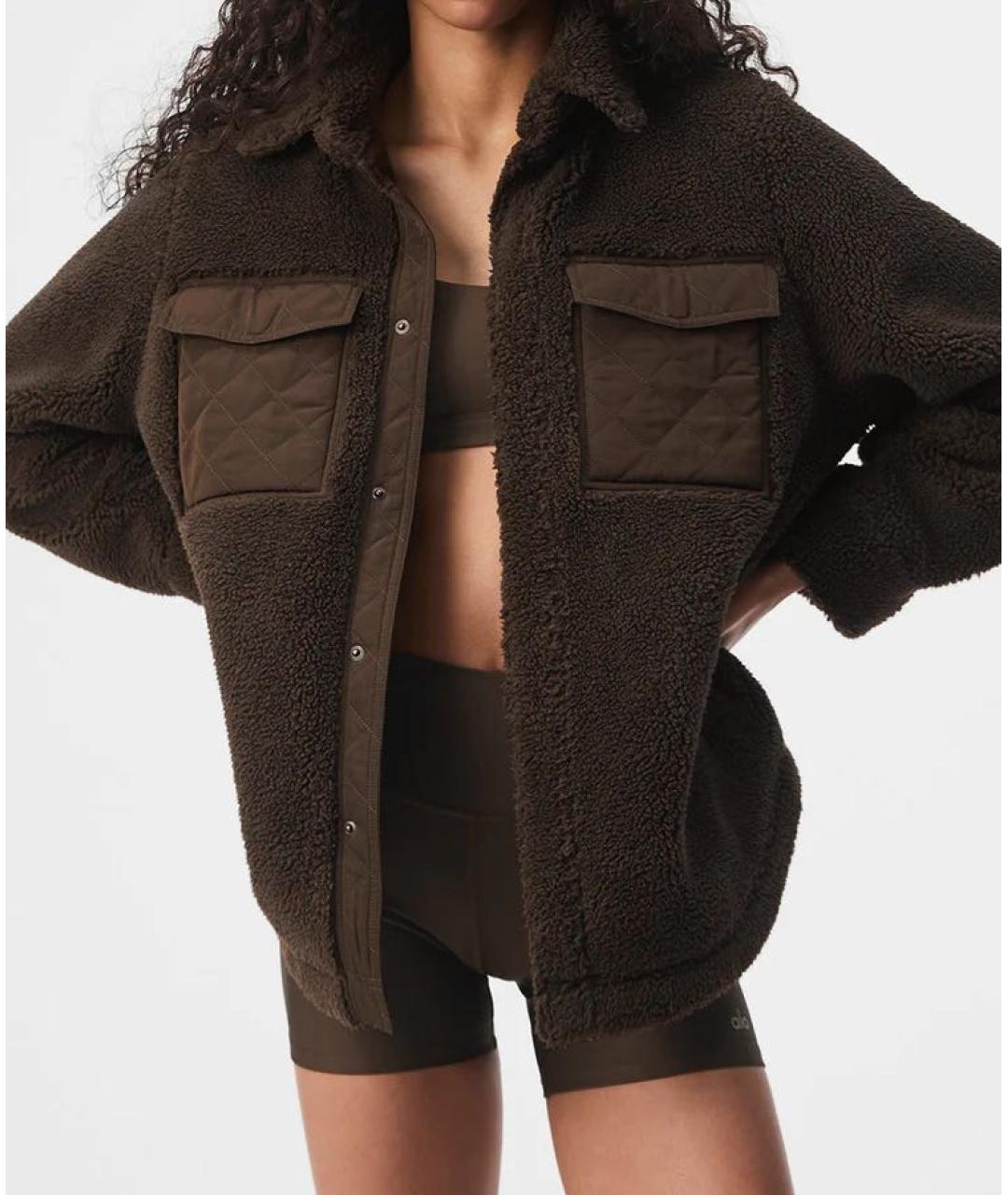 ALO YOGA Коричневая куртка, фото 5