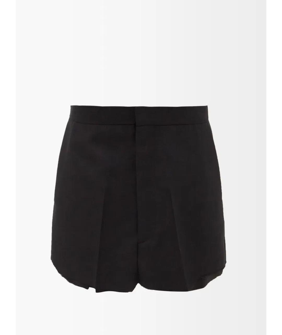 BALENCIAGA Черная шерстяная юбка мини, фото 9
