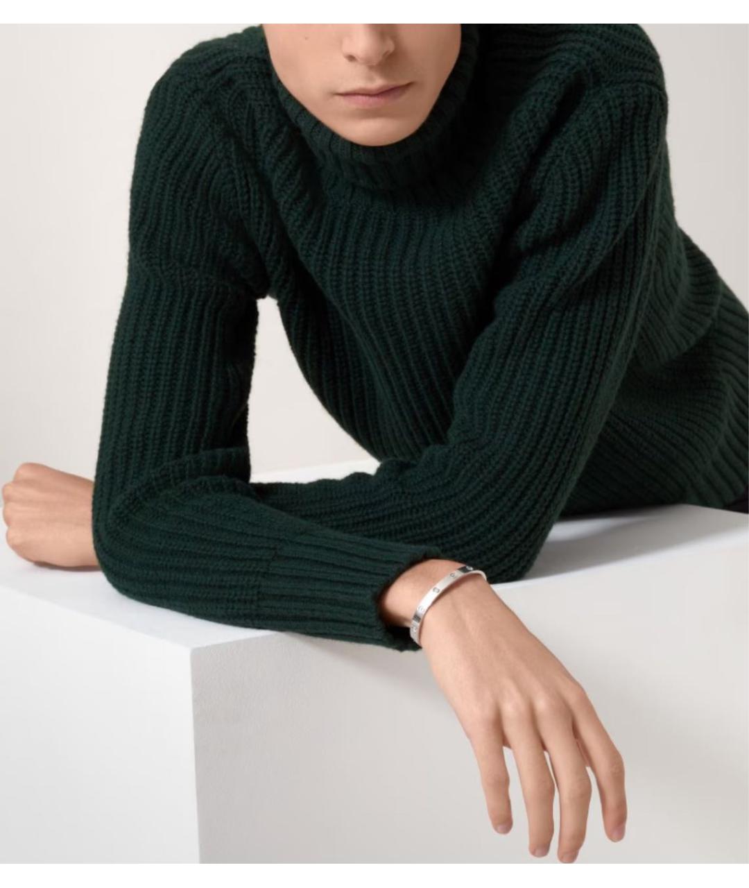 CARTIER Серебрянный браслет из белого золота, фото 3