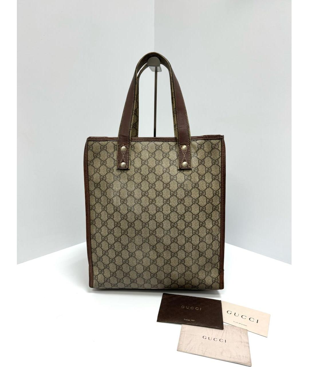 GUCCI Бежевая сумка с короткими ручками, фото 2