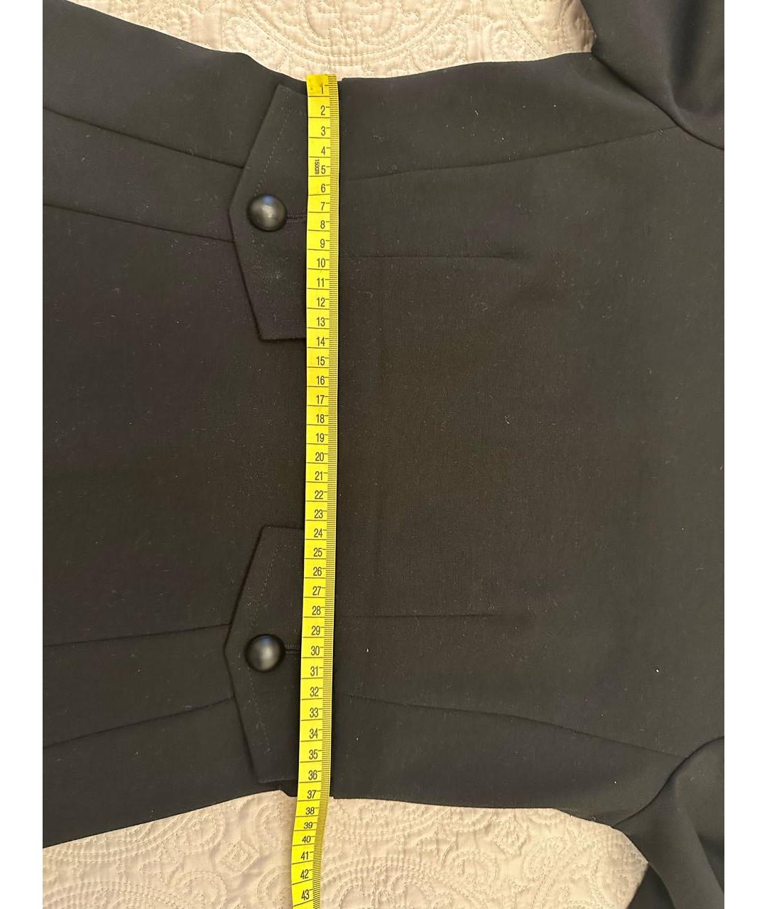 PINKO Черный вискозный жакет/пиджак, фото 6